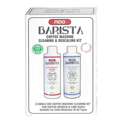 Neo Barista Kahve Makinesi Temizleme ve Kireç Çözücü Kit, 2x150 ml