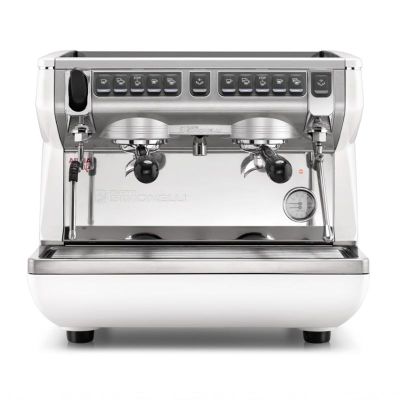 Nuova Simonelli Appia Life Compact Tall Cup Tam Otomatik Espresso Kahve Makinesi, 2 Gruplu, Beyaz