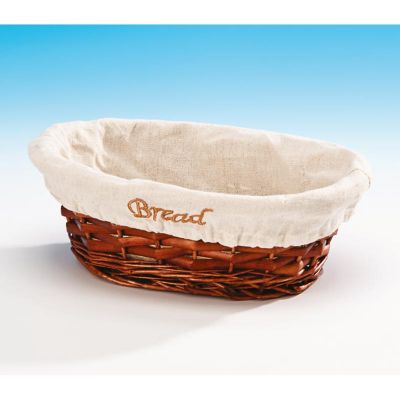 Zicco - Zicco Oval Ekmek Sepeti, 24x17x7 cm, Koyu Renk