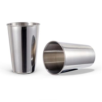 Ozdusk Paslanmaz Çelik Kokteyl Bardağı, 475 ml, 4 Adet, Gri