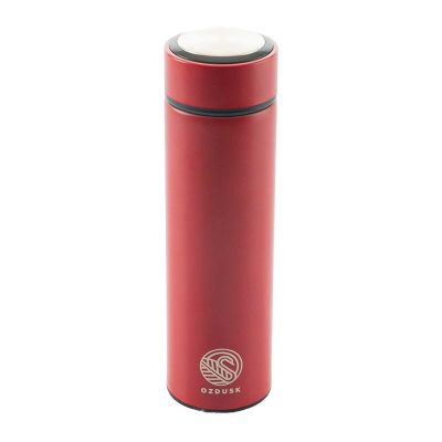 Ozdusk Paslanmaz Çelik Kompakt Termos, 500 ml, Kırmızı