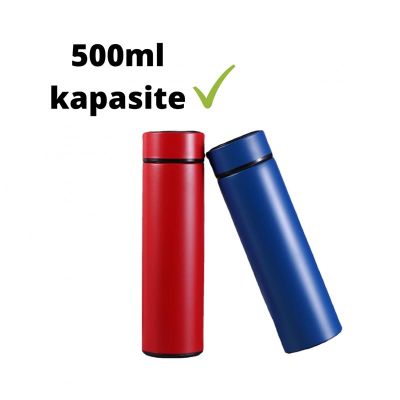Ozdusk Paslanmaz Çelik Kompakt Termos, 500 ml, Lacivert
