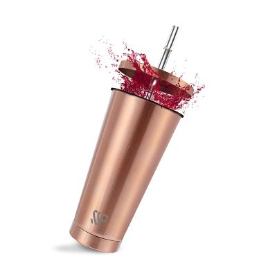 Ozdusk Paslanmaz Pipetli Termos Matara, 500 ml, Bakır