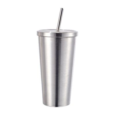 Ozdusk Paslanmaz Pipetli Termos Matara, 500 ml, Gri
