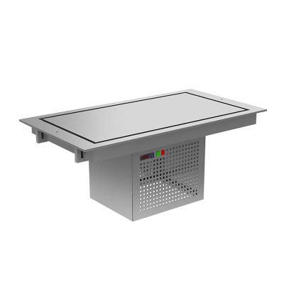 Öztiryakiler - Öztiryakiler Ankastre Soğuk Yüzey, Paslanmaz, 3 GN, 112 cm