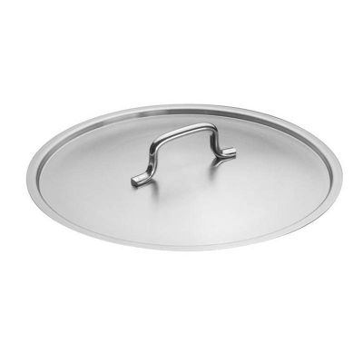 Öztiryakiler - Öztiryakiler Düz Silindirik Tencere Kapağı, Mat, 50 cm