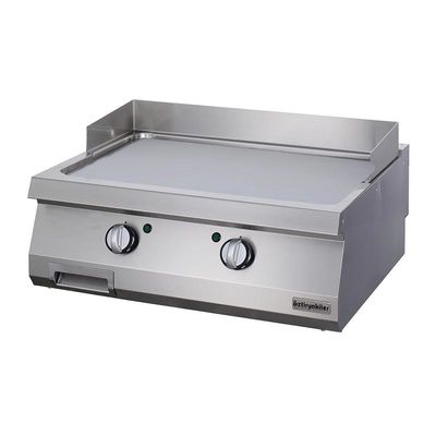 Öztiryakiler - Öztiryakiler OGE 8070 C Grill Plate, Düz, Elektrikli, 80x70 cm, Sert Krom Kaplı