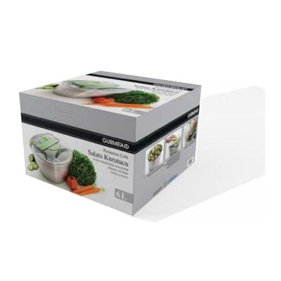 Gurmeaid - Gurmeaid Salata Kurutucu, Paslanmaz, Çelik, 6 L (1)