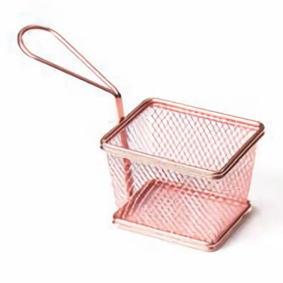 Biradlı - Biradlı Patates Sunum, Kare, Bakır