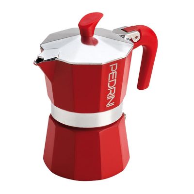 Pedrini - Pedrini Kaffet-Rosse Moka Pot, 1 Cup