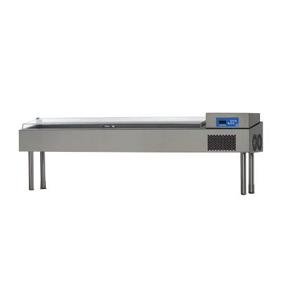 Öztiryakiler - Öztiryakiler PZ72 E3 Pizza Hazırlık Tablası, Yüksek Inox Kapaklı