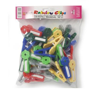 Bora Plastik - Bora Plastik Mandal, Desenli, 36 Adet