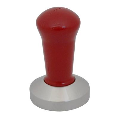 Cafemarkt - Cafemarkt Tamper, Plastik Saplı, 58 mm, Kırmızı