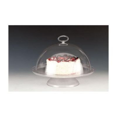 Zicco - Zicco Teşhir Kapaklı Fanus, Ayaklı, Polikarbon, 35x24 cm