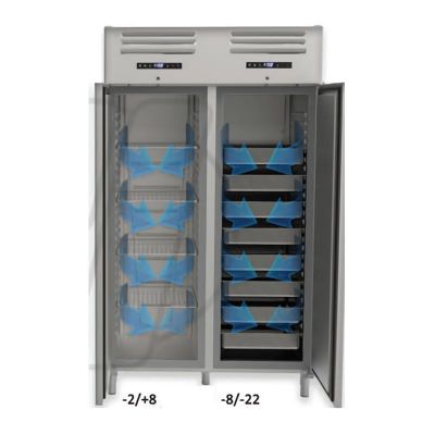 Portabianco DT-2NDGNE Dik Tip Buzdolabı & Derin Dondurucu, 2 Kapılı