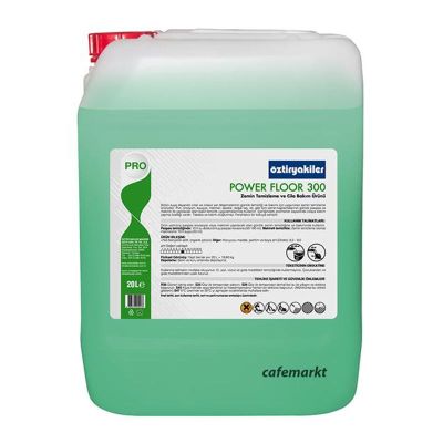 Öztiryakiler - Öztiryakiler Power Floor 300 Zemin Cila ve Temizleyici, 20 L