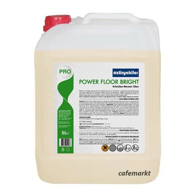 Öztiryakiler - Öztiryakiler Power Floor Bright Mermer ve Doğal Taş Cilası, 5 L