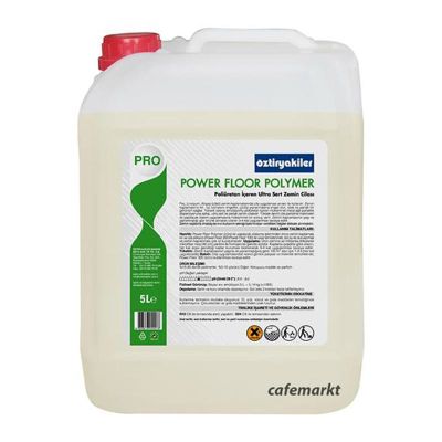 Öztiryakiler Power Floor Polymer Sert ve Parlak Zemin Cilası, 5 L