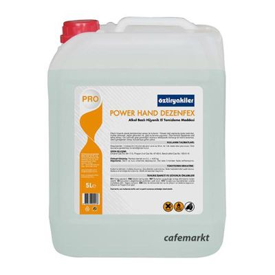Öztiryakiler Power Hand Dezenfex Sıvı El Temizleme Maddesi, 5 L