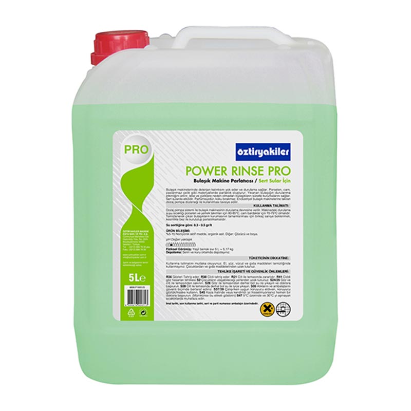 Oztiryakiler Power Rinse Pro Bulasik Makinesi Parlaticisi 5 L Fiyati
