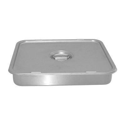 Öztiryakiler - Öztiryakiler Pres Baskı Tepsi, Kapaklı, Saplı, H:10 cm, 50x70 cm