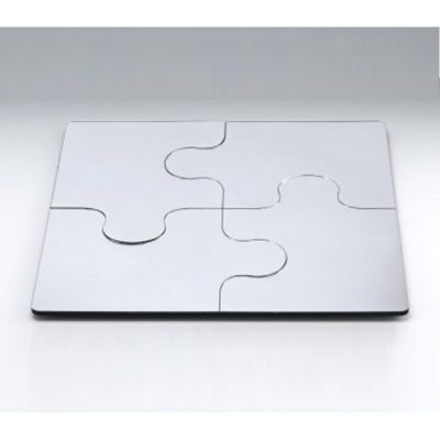 Zicco - Zicco Puzzle Ayna Teşhir Standı, Kare, 50 cm
