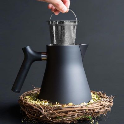 FellowProducts Raven Tea Kettle Çay Demleme ve Servis Cihazı, Isı Göstergeli