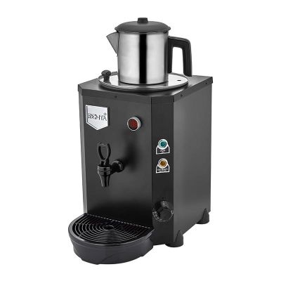 Remta DE14 Jumbo Çay Makinesi, Tek Demlikli, 9 L, Elektrikli, Siyah