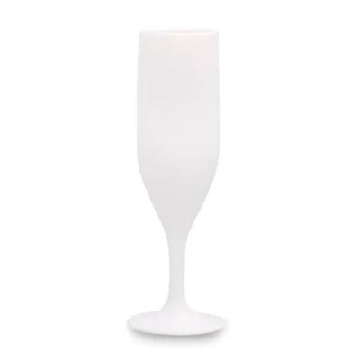 Rubikap Premium Şampanya Bardağı, 180 ml, Beyaz
