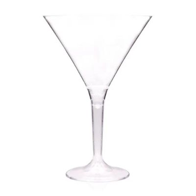 Rubikap Tek Kullanımlık Martini Bardağı, 180 ml, Şeffaf
