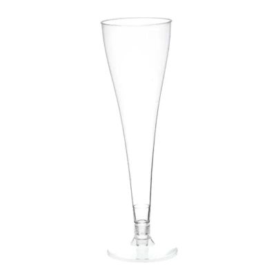 Rubikap Tek Kullanımlık Şampanya Bardağı, 120 ml, Şeffaf