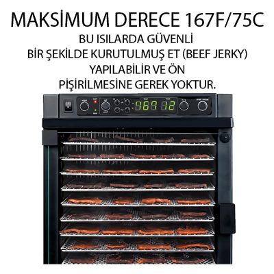 Sedona Express SD-P6780-F Meyve ve Sebze Kurutma Makinesi, 11 Tepsi Kapasiteli