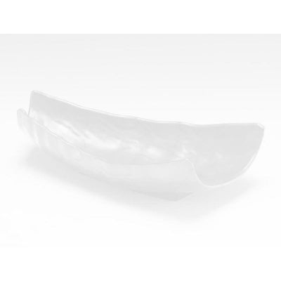 Zicco - Zicco Taş Model Teşhir Tabağı, Melamin, 17x34.5 cm, Beyaz