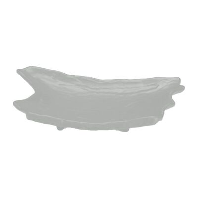Zicco - Zicco Taş Model Teşhir Tabağı, Melamin, 18x27.5 cm, Beyaz