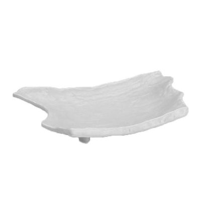 Zicco - Zicco Taş Model Teşhir Tabağı, Melamin, 23,5x36.5 cm, Beyaz