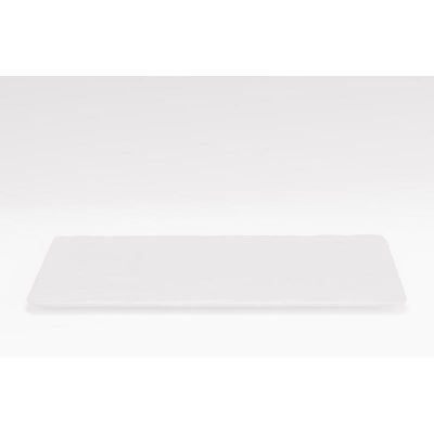 Zicco - Zicco Taş Model Melamin Teşhir Tabağı Beyaz 32x52 cm