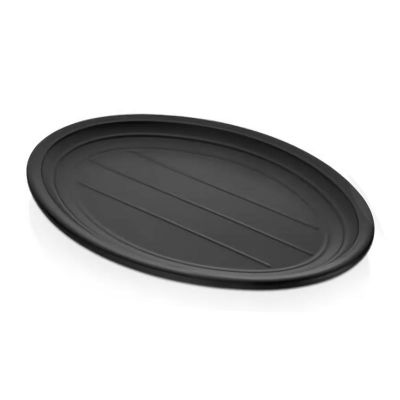Külsan Thermoset - Külsan Thermoset Tabak, Oval, 27.4x19.7 cm, Siyah