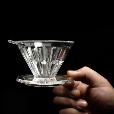 Timemore - Timemore Crystal Eye 02 V60 Dripper, Plastik, 4 Fincan (1)