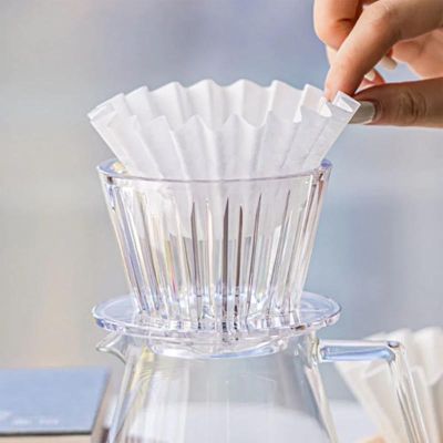 Timemore Crystal Eye B75 Düz Tabanlı Demleyici Dripper, 1-2 Fincan
