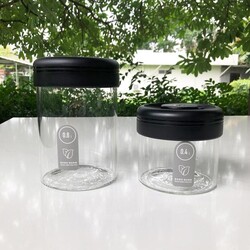 Timemore Vakumlu Cam Kahve Saklama Kabı, 400 ml - Thumbnail