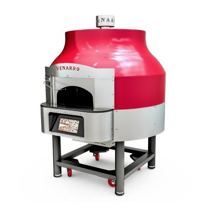 Venarro Maestro Döner Tabanlı Pizza Fırını, 30 cm 6 Pizza Kapasiteli, Doğalgazlı, Kırmızı