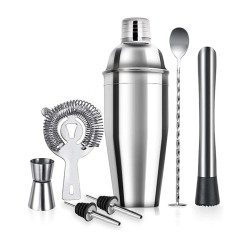 Vosco VSCK-S2 7 Parça Bar Kokteyl Seti, 750 ml - Thumbnail