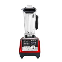 Vosco - Vosco VHS-206C Pro Dijital Buz Kırıcı Bar Blender, 2 L, 2200 W, Kırmızı
