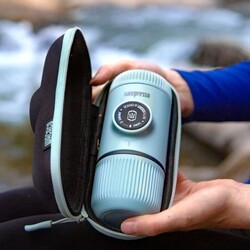 Wacaco Nanopresso Manuel Espresso Makinesi, Buz Mavisi - Thumbnail