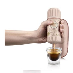 Wacaco Nanopresso Manuel Espresso Makinesi, Koyu Pembe - Thumbnail