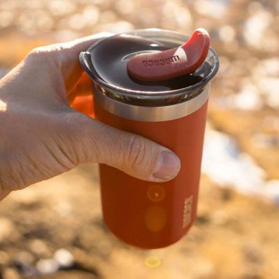 Wacaco Octaroma Lungo Termos Mug, Kırmızı
