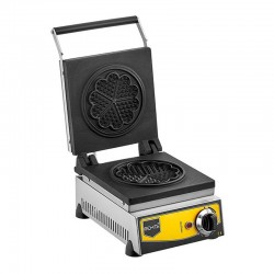 Remta W11 Tekli Çiçek Model Waffle Makinesi, 16 cm, Elektrikli - Thumbnail