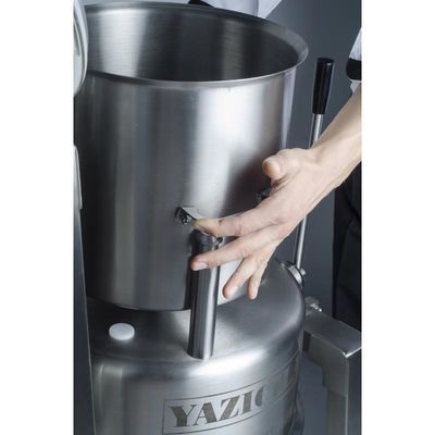 Yazıcılar L20I-LAB Sebze Parçalama Makinesi, Ayaklı, Devrilir, 20 L, Saatte 180 Kg, 400 V