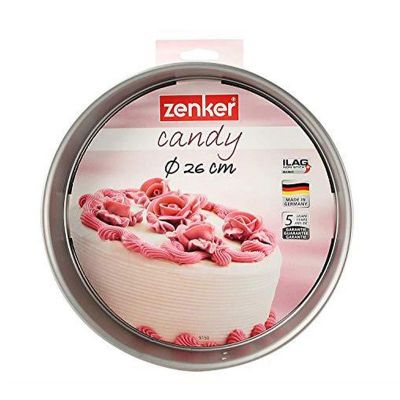 Zenker 9150 Candy Ilag Kelepçeli Kek Kalıbı, 26 cm, Pembe